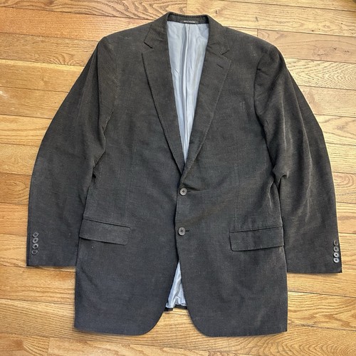 Ermenegildo Zegna Brown Corduroy Mila Fit Blazer Jacket 46L