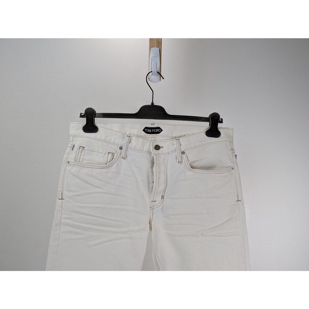 Tom Ford Denim Slim Jean in White Brand New with Tags 36 | eBay