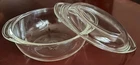 Vintage PYREX 1 Quart Casserole Dish w/Handles #022 & Lid #682-C