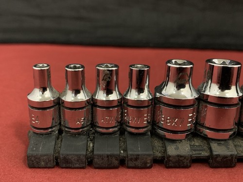 MATCO Tools ADV 11-PC Inverted Torx Sockets SABCX11V E4-E20; 1/4, 3/8, & 1/2" - Picture 2 of 9