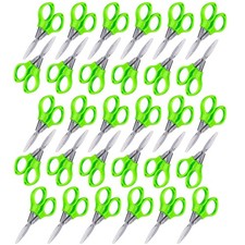 30 PCS Folding Travel Scissors Stainless Steel Portable Nurse Craft DIY Green