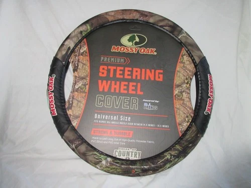 MOSSY OAK PREMIUM   Camo STEERING WHEEL COVER 14.5 - 15.5 Universal-