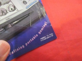 Tiger Game.Com Mini Promo Product Catalog Insert Batman Sonic Jurassic Park #L