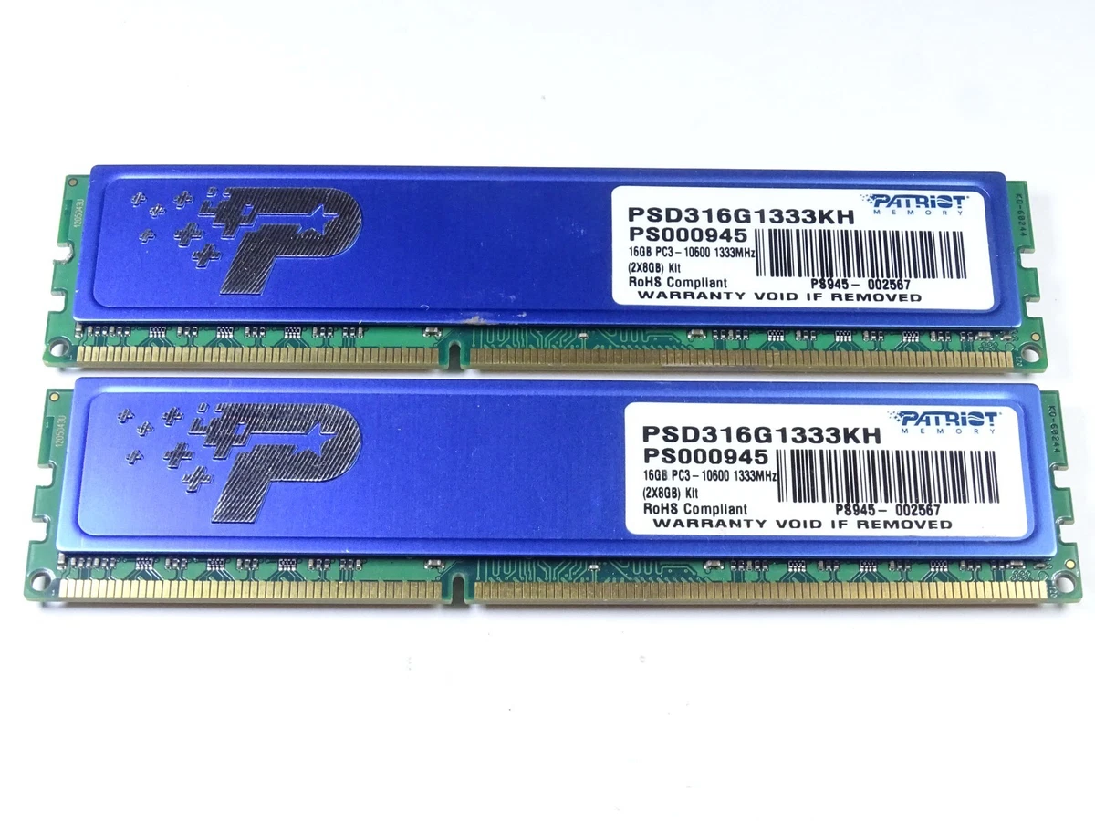 Patriot Memory DDR3 SDRAM for sale | eBay