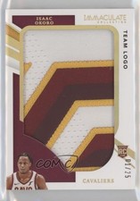 2020-21 Panini Immaculate Team Logo 1/25 Isaac Okoro #JP-IOK Jumbo Patch a8r