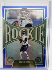 2022 Panini Chronicles - Legacy Update RC Malik Willis #202 Blue #11/25. *read*