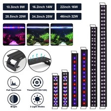 hygger LEDs Fish Tank Light 3 Mode Full Spectrum HIGH LUMEN Aquarium Light