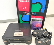 Panasonic 3DO REAL FZ-1 Console w/2controllers BOXED Tested Working Japan Used