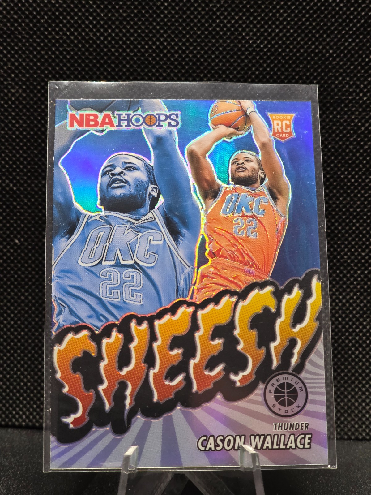 2023-24 Panini Hoops Premium Stock - Sheesh Cason Wallace #3 Silver Prizm (RC)