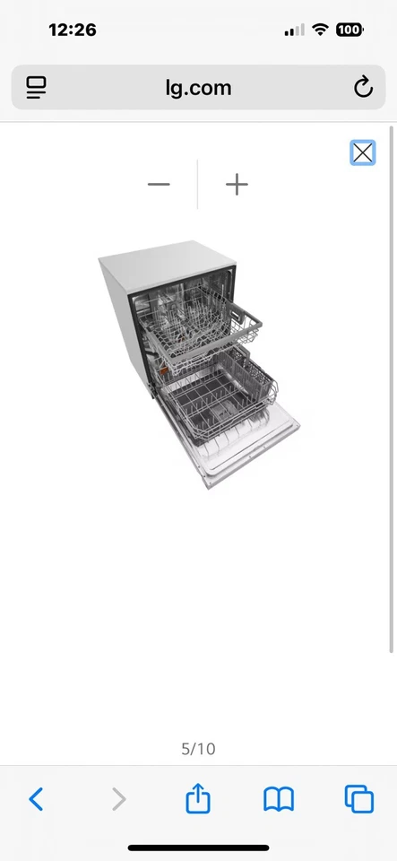 Lavavajillas LG con QuadWash y EasyRack Plus Foto 3 de 4