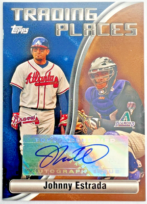 #ad 2006 Topps Johnny Estrada Autograph Trading Places Braves Diamondbacks TPA JE $12.99