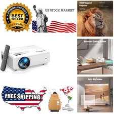 Projector, 2025 Upgraded Mini Projector, Full HD 1080P Home Theater Video Pro...