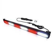 Xprite 27" COB LED Utility Traffic Advisor Strobe Light Bar, 21 Selectable Pa...