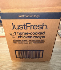 JustFoodForDogs JustFresh Chicken Recipe Wet Dog Food 100 Human Grade