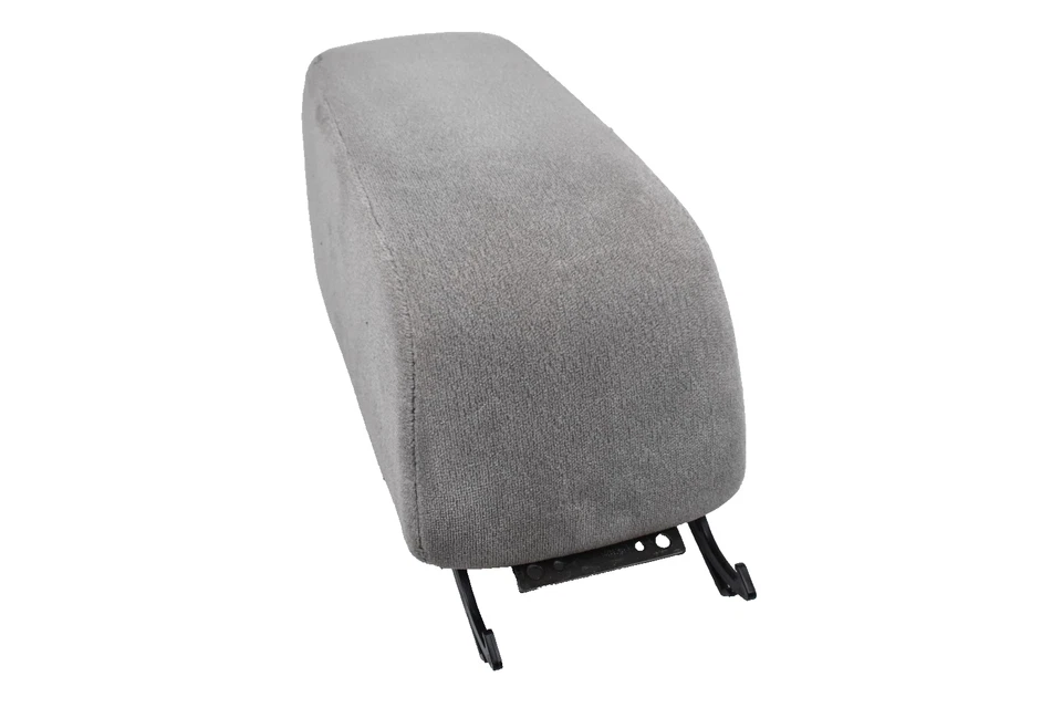 DEFECT 00-04 Mitsubishi Montero Sport Center Console Gray Cloth Armrest OEM - Image 4 of 4