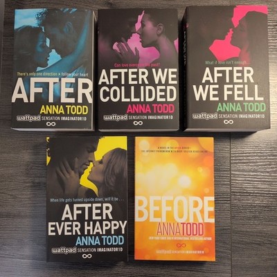 The Complete After Series 5 book set by Anna Todd - YA Very Good PB