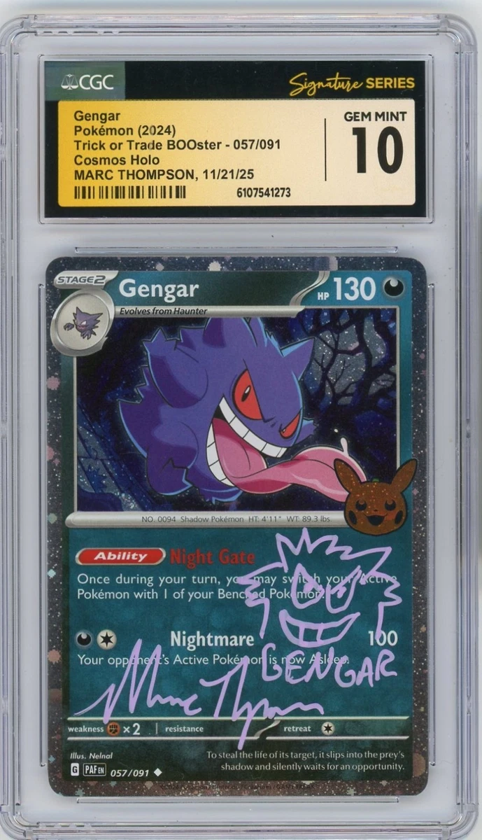 Gengar ゲンガー 057/091 ハロウィン Gengar 057/091 Trick or Trade Booster Bundle 2024 for sale | eBay