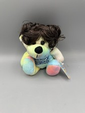 Vintage The Brady Bunch Bear Peter Plush 8  Curly Hair Tag