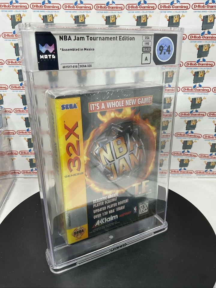 NBA Jam Tournament Edition TE Sealed VGA WATA Sega Genesis 32X Clamshell SNES - Image 2 of 4