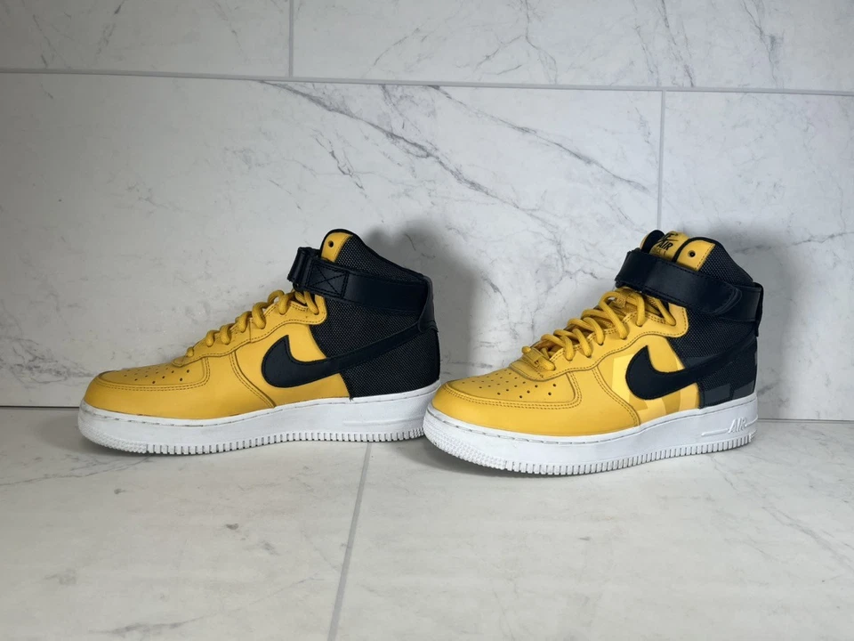 Rare Nike Air Force 1 High 07’ Yellow Ochre Black AV8364-700 (A1G010194) - Image 3 of 4