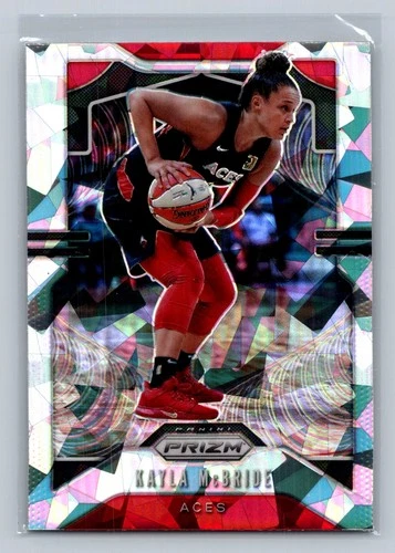 KAYLA MCBRIDE 2020 PANINI PRIZM WNBA #67 ICE PRIZM LAS VEGAS ACES