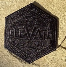 RARE NEW 2026 National Scout Jamboree Elevate Platinum Package Black Ghost Patch
