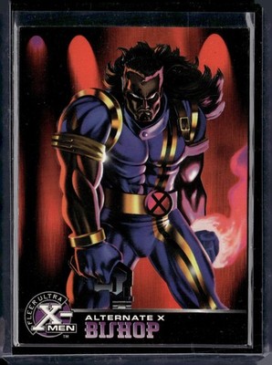 1995 Ultra X-Men Chromium #4 Bishop Alternate-X