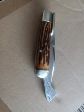 Vintage Marbles Folding Safety Knife, Stag