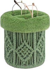 2 in 1 Glasses Holder, Anti-scratch Plush Lined Eyeglass Holder Stand for Nights