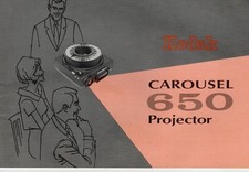 Vintage Kodak Projector Carousel 650 Manual