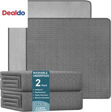 Washable Underpads 34X36 Inch - Waterproof Reusable Bed Underpads, Heavy Absor