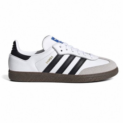 Adidas Samba OG Comfort Closure Kids Sneakers White Black Gum JQ6391