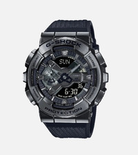 G Shock GM110BB-1A Analog Digital Black Dial Men's Watch