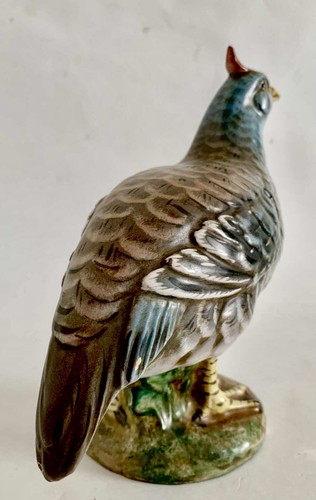 Coppia statuine uccellini gioco ceramica Ugo Zaccagnini vintage italiano - Foto 5 di 24
