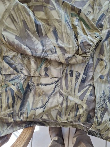 Stearns Dry Wear Ducks Unlimited Camo Rain Jacket Men's 3XL Waterproof Hunting image 2