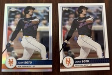 2026 Topps Flagship Collection Chrome Juan Soto #79 & Base Card 