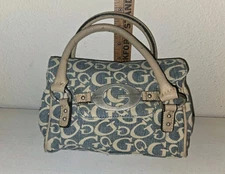 Rare Vintage Guess Y2K shoulder mini bag  baguette Logo Buckle Ostrich Trim