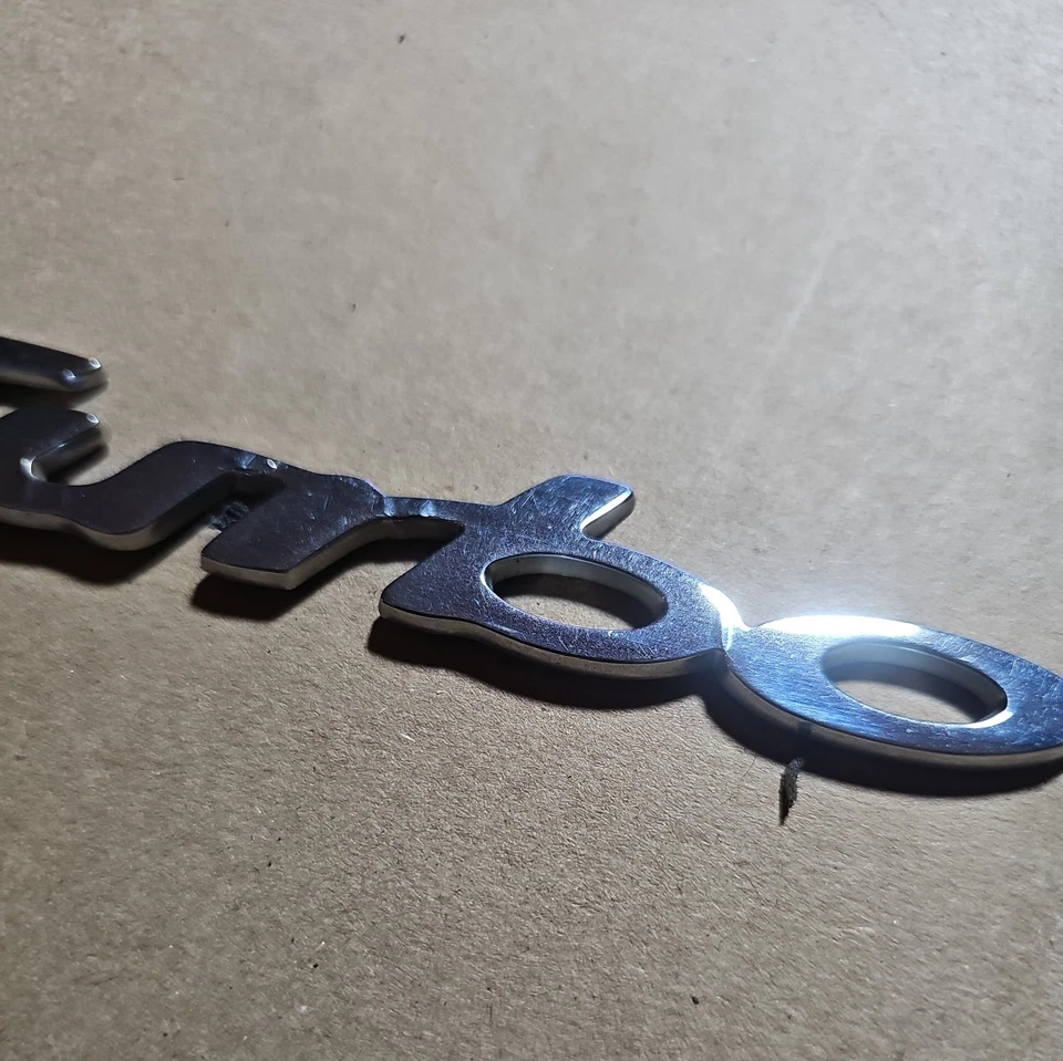 Volkswagen Beetle Turbo 2002-2010 OEM emblema trasero insignia placa de identificación maletero escotilla Foto 3 de 4