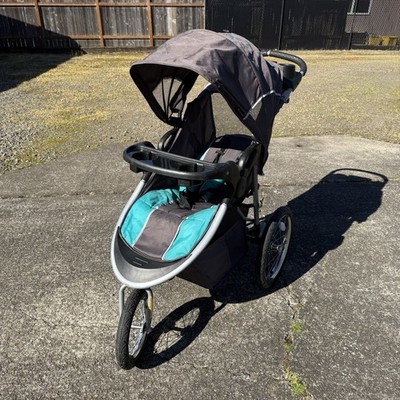 Baby Trend Pathway 35 Jogger Infant Baby Jogger Stroller Travel System, Teal
