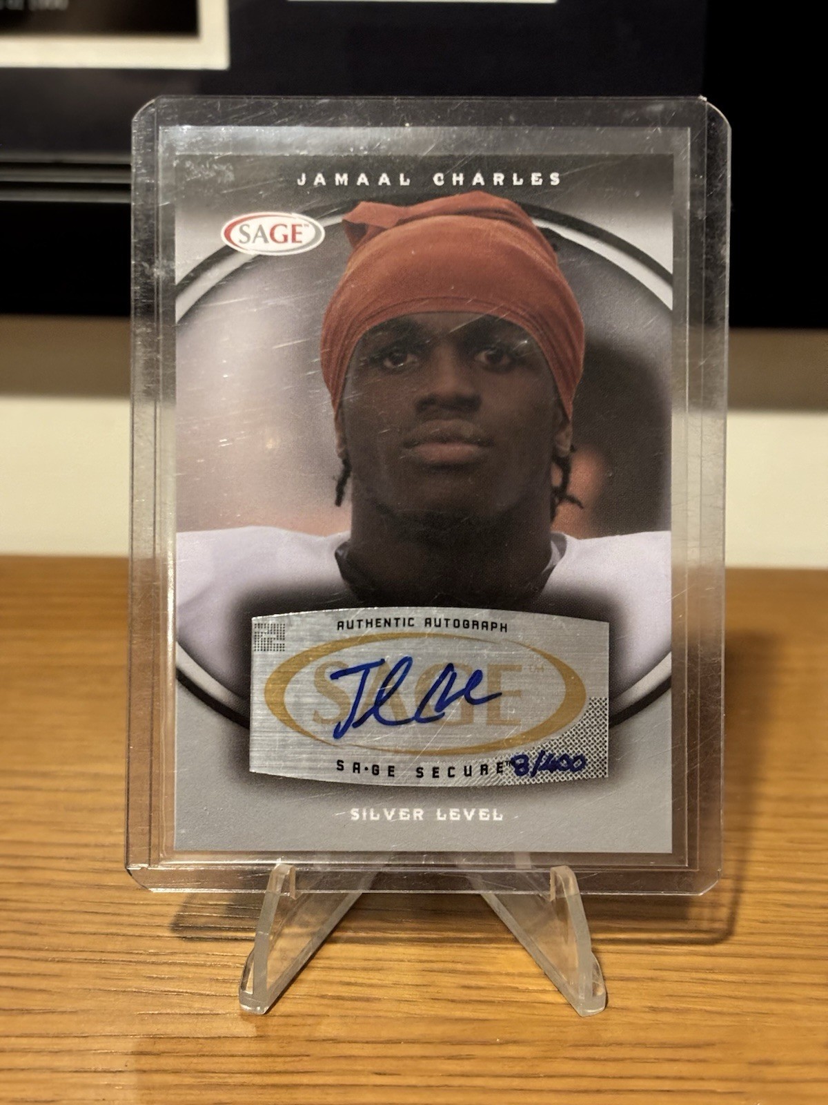 Jamaal Charles SA-GE Aspire #A12 Autograph
