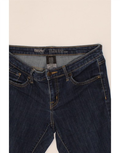 MOSSIMO Womens Low Waist Skinny Jeans US 8 Medium W29 L30 Blue Cotton BQ15 - Picture 3 of 3