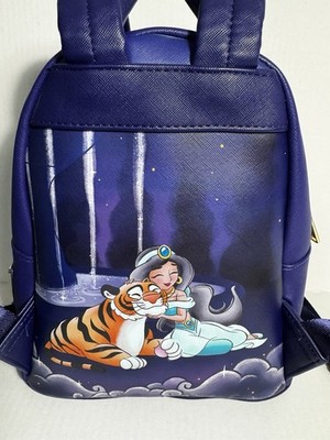 Loungefly Purple & Gold Aladin Mini Backpack Loungefly X Disney 30Th Anniversary Aladdin Mini Backpack  main image 4