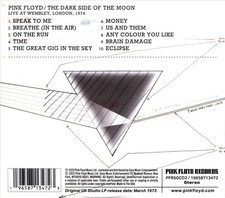 PINK FLOYD DARK SIDE OF THE MOON: LIVE AT WEMBLEY 1974 NEW CD