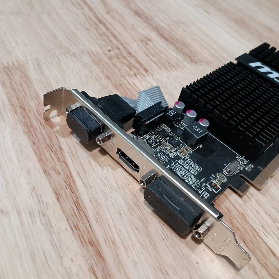 MSI ATI Radeon HD 6450 2GB DDR3 Graphics Card DVI VGA HDMI R6450-2GD3H/LP - Image 2 of 3