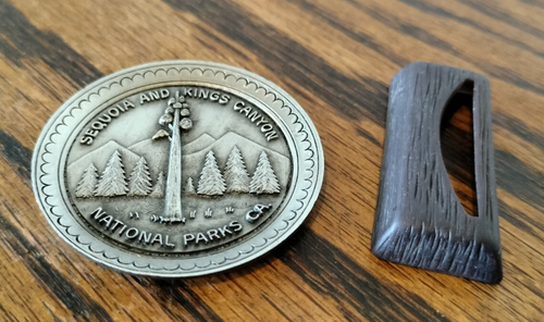 1981 Collectors Miniature Plate Genuine Pewter Sequoia Kings Canyon California - Picture 5 of 8