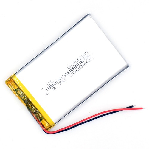 1/5pcs 3.7V 3000 mAh 605080 batteria ricaricabile ai polimeri di litio per registratore GPS MP3 - Foto 1 di 12