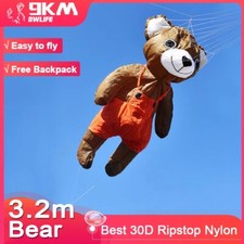 3.2m Bear Kite Line Laundry Pendant Soft Inflatable Show Kite for Kite Festival