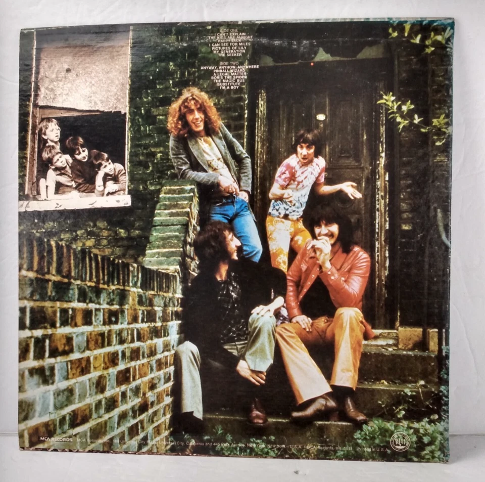 The Who 1971 Meaty Beaty Big and Bouncy Vintage Vinyl LP MCA-37001 VG+/VG+ - Image 2 of 4