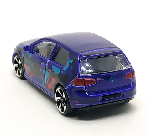 Majorette Volkswagen Golf VII GTI Dark Purple Tune Ups no Equipment 1/64 Loose - Picture 6 of 7