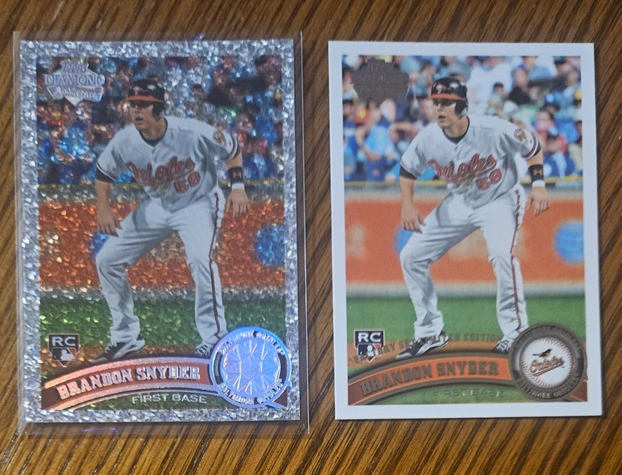 Brandon Snyder RC -2011 Diamond Anniversary Limited Edition +Silver Foil No.213